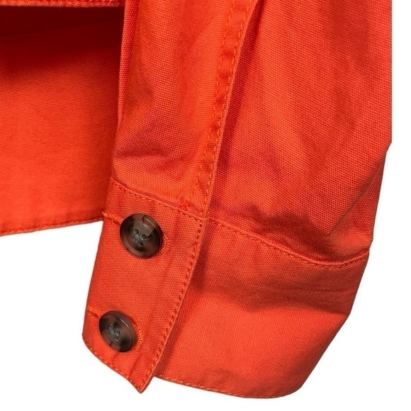Cabi 5098 Resort Button Up Jacket Orange Medium